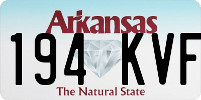 AR license plate 194KVF