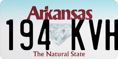 AR license plate 194KVH