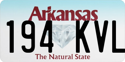 AR license plate 194KVL