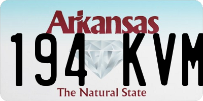 AR license plate 194KVM