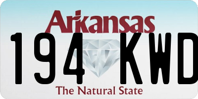 AR license plate 194KWD
