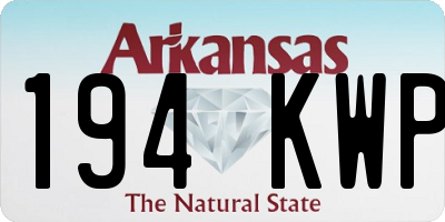 AR license plate 194KWP