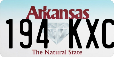 AR license plate 194KXC