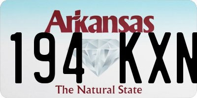 AR license plate 194KXN
