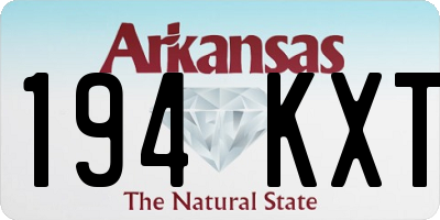 AR license plate 194KXT