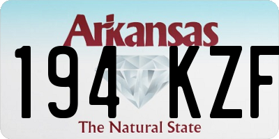 AR license plate 194KZF