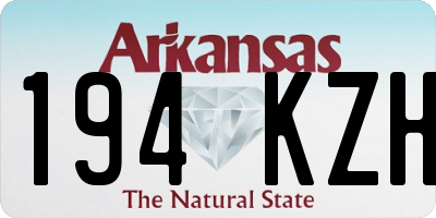 AR license plate 194KZH