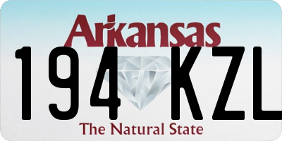AR license plate 194KZL