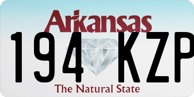 AR license plate 194KZP