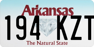 AR license plate 194KZT