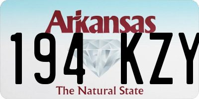 AR license plate 194KZY