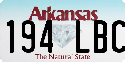 AR license plate 194LBC