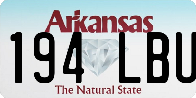 AR license plate 194LBU