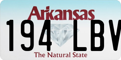 AR license plate 194LBV