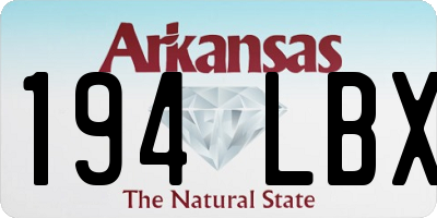 AR license plate 194LBX