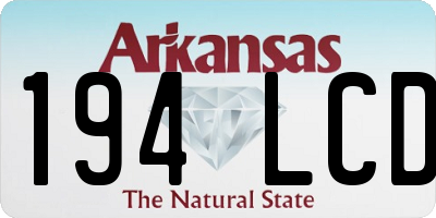 AR license plate 194LCD