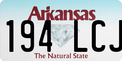 AR license plate 194LCJ