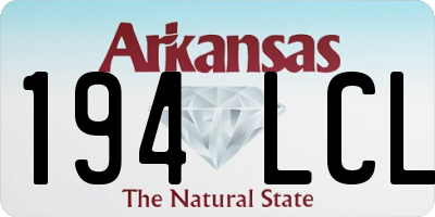 AR license plate 194LCL