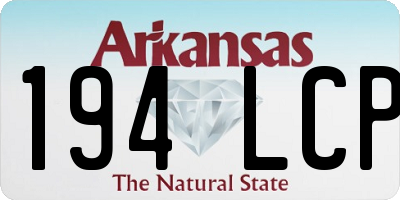 AR license plate 194LCP