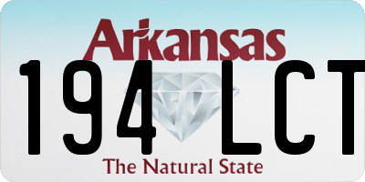 AR license plate 194LCT