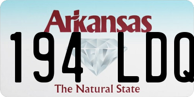 AR license plate 194LDQ