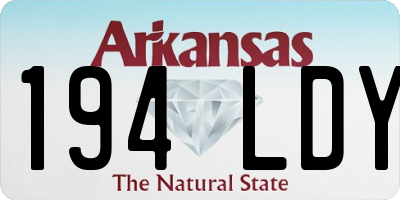 AR license plate 194LDY