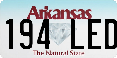 AR license plate 194LED