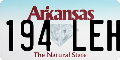 AR license plate 194LEH
