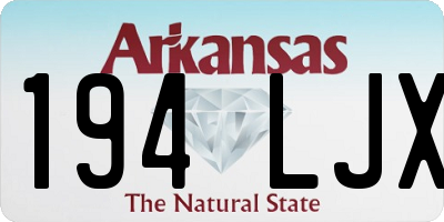 AR license plate 194LJX