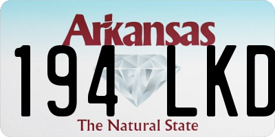 AR license plate 194LKD