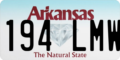 AR license plate 194LMW
