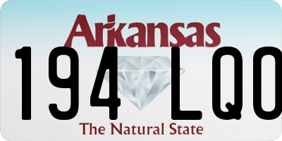 AR license plate 194LQO