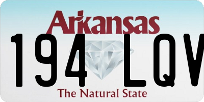 AR license plate 194LQV
