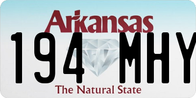 AR license plate 194MHY