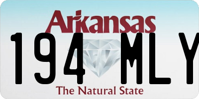 AR license plate 194MLY