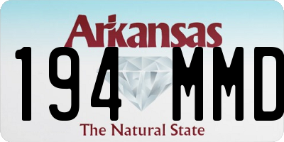 AR license plate 194MMD