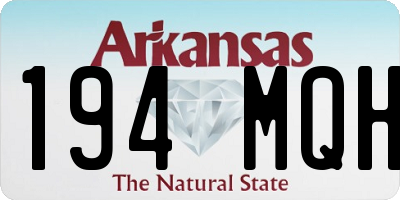 AR license plate 194MQH