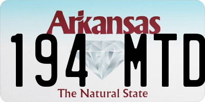 AR license plate 194MTD