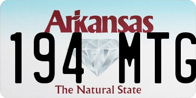 AR license plate 194MTG