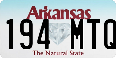 AR license plate 194MTQ