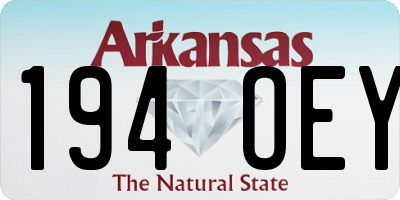 AR license plate 194OEY