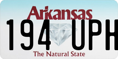 AR license plate 194UPH