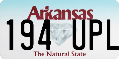 AR license plate 194UPL