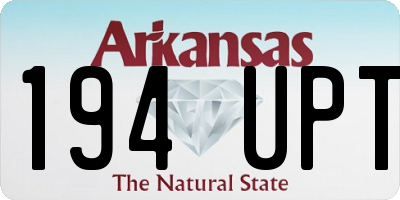 AR license plate 194UPT