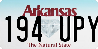 AR license plate 194UPY