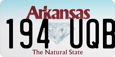 AR license plate 194UQB