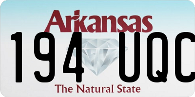 AR license plate 194UQC