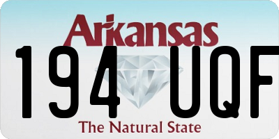 AR license plate 194UQF