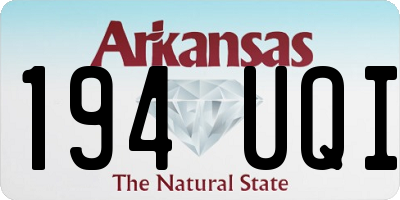 AR license plate 194UQI