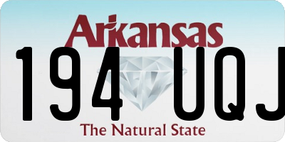 AR license plate 194UQJ